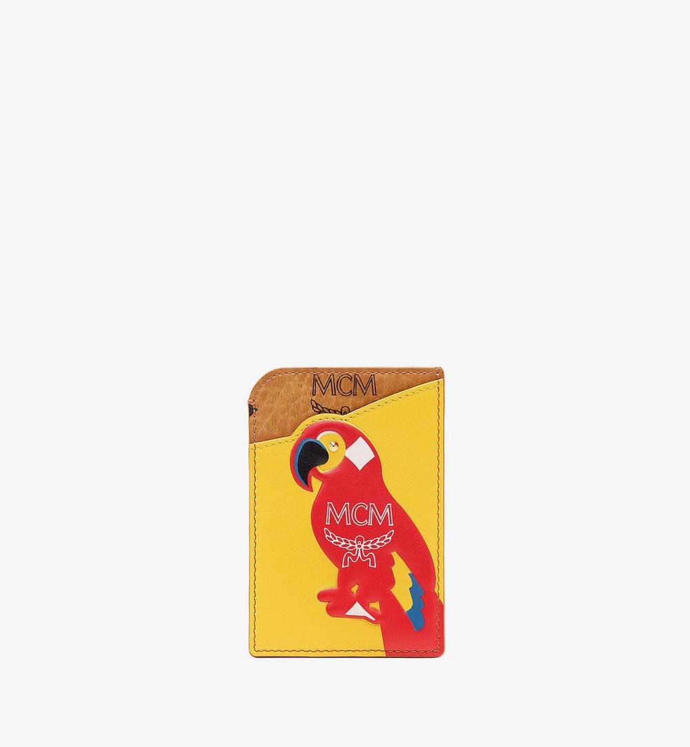 MCM Zoo N/S 비세토스 레더 믹스 패럿 카드 케이스 1